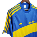 Camisa Retrô Boca Juniors 1981 - Adidas Masculina - Azul com detalhes em amarelo