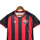 Camisa Vitória I 23/24 - Torcedor Volt Feminina - Vermelha e preta