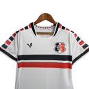 Camisa Santa Cruz II 23/24 - Torcedor Volt Feminina - Branca com detalhes em preto vermelho
