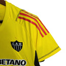 Camisa Atlético Mineiro Goleiro I 23/24 - Torcedor Adidas Masculina - Amarela com detalhes em preto