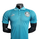 Camisa Palmeiras Treino 23/24 polo - Jogador Puma Masculina - Azul