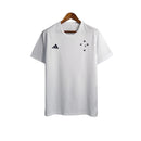 Camisa Cruzeiro Treino III 23/24 Torcedor Adidas Masculino - Branca com detalhes em preto
