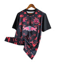 Camisa Red Bull New York III 23/24 - Torcedor Adidas Masculina - Preta com detalhes em vermelho e rosa