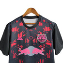 Camisa Red Bull New York III 23/24 - Torcedor Adidas Masculina - Preta com detalhes em vermelho e rosa