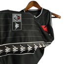 Camisa Regata Vasco da Gama preta moda urbana - Kappa Torcedor Masculino - Preta com detalhe em Branco e vermelho