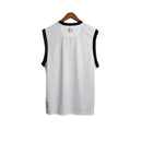 Camiseta regata Vasco da Gama I 23/24 Kappa Torcedor Masculina - Branco com detalhes na faixa em preto