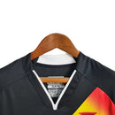 Camisa Vasco da Gama II Edição especial LGBTQIAPN+ 23/24 - Torcedor Kappa Feminina - Preta com detalhes na faixa nas cores de um Arco-íris