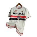 Camisa Retrô São Paulo I 2000 - Masculina Penalty - Branca com símbolo do Paulistão