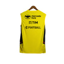Camisa Regata Flamengo 23/24 Torcedor Masculino - Amarela com detalhe em preto