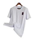 Camisa Casual Flamengo 23/24 Torcedor Masculina - Branco com detalhe em preto