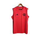 Camisa Regata Flamengo I 23/24 Torcedor Masculina - Vermelha e preta