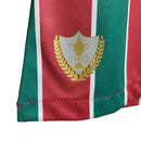 Camisa Fluminense 23/24 I - Feminina Umbro - Tricolor com patches libertadores