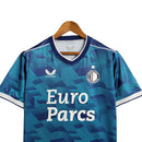 Camisa Feyenoord Rotterdam II 23/24 - Torcedor Castore Masculino - Azul com detalhes em branco