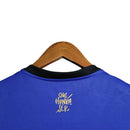 Camisa Vasco da Gama Goleiro 23/24 - Torcedor Kappa Masculina - Azul com detalhes preto e branco
