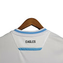 Camisa Crystal Palace II 23/24 - Torcedor Macron Masculina - Branca com faixa azul