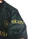 Camisa Napoli III 23/24 - Torcedor EA7 Masculina - Preta com detalhes em verde