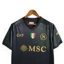 Camisa Napoli III 23/24 - Torcedor EA7 Masculina - Preta com detalhes em verde
