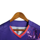 Camisa Fiorentina III 23/24 - Torcedor Kappa Masculina - Roxa com detalhes em vermelho e branco