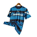Camisa Marseille Treino 23/24 - Torcedor Puma Masculina - Azul com detalhes em preto e branco