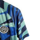 Camisa Inter de Milão Treino 23/24 - Torcedor Adidas Masculina - Azul com detalhes em verde e branco