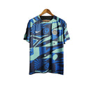 Camisa Inter de Milão Treino 23/24 - Torcedor Adidas Masculina - Azul com detalhes em verde e branco