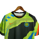 Camisa Inter de Milão Treino 23/24 - Torcedor Adidas Masculina - Verde com detalhes em preto e azul