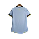 Camisa Vasco da Gama Goleiro 23/24 - Torcedor Kappa Feminina - Azul com detalhes em preto e dourado