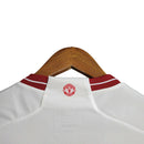 Camisa Manchester United II 23/24 - Torcedor Adidas Masculina - Branca com detalhes em vermelho