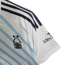 Camisa Nottingham II 23/24 - Torcedor Adidas Masculina - Branca de detalhes em azul e preto