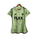 Camisa Los Angeles FC 23/24 - Torcedor Adidas Feminina - Verde com detalhes em preto e branco