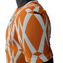 Camisa Seleção Costa do Marfim Pré-Jogo 23/24 - Jogador Puma Masculina - Laranja com detalhes em branco e verde