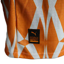 Camisa Seleção Costa do Marfim Pré-Jogo 23/24 - Jogador Puma Masculina - Laranja com detalhes em branco e verde