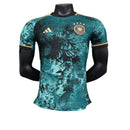 Camisa Seleção da Alemanha II 23/24 - Jogador Adidas Masculina - Verde com detalhes em preto e dourado