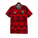 Camisa Marrocos Edição Especial 23/24 - Torcedor Puma Masculina - Vermelha com detalhes em verde e branco
