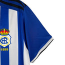Camisa Huelva I 23/24 - Torcedor Adidas Masculina - Branca e azul com detalhes em preto