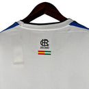 Camisa Huelva I 23/24 - Torcedor Adidas Masculina - Branca e azul com detalhes em preto