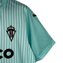 Camisa Sporting Gijon III 23/24 - Torcedor Puma Masculina - Branca e verde com detalhes em preto