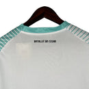 Camisa Sporting Gijon III 23/24 - Torcedor Puma Masculina - Branca e verde com detalhes em preto