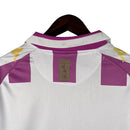 Camisa Real Valladolid I 23/24 - Torcedor Kappa Masculina - Branca com detalhes em roxo