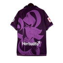 Camisa Real Valladolid II 23/24 - Torcedor Kappa Masculina - Roxa com detalhes em branco