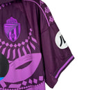 Camisa Real Valladolid II 23/24 - Torcedor Kappa Masculina - Roxa com detalhes em branco