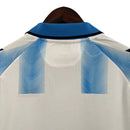 Camisa Málaga I 23/24 - Torcedor Hummel Masculina - Branca com detalhes em azul