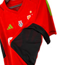 Camisa Universidad do Chile Goleiro I 23/24 - Torcedor Adidas Masculina - Vermelha com detalhes em verde