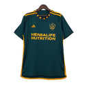 Camisa LA Galaxy II 23/24 - Torcedor Adidas Masculina - Verde com detalhes em vermelho e amarelo