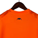 Camisa Valencia III 23/24 - Torcedor Puma Masculina - Laranja com detalhes em preto