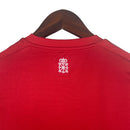 Camisa Osasuna Edição Especial Copa do Rey 23/24 - Torcedor Adidas Masculina - Vermelha com detalhes em azul