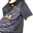 Camisa Cadiz III 23/24 - Torcedor Macron Masculina - Preta com detalhes em dourado