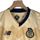 Kit Infantil Porto II New Balance 23/24 - Dourado com detalhes em azul