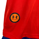 Kit Infantil Universidad Católica II Under Armour 23/24 - Vermelho com detalhes em azul e branco