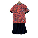 Kit Infantil Cadiz Edição Especial Macron 23/24 - Laranja com detalhes em azul e branco